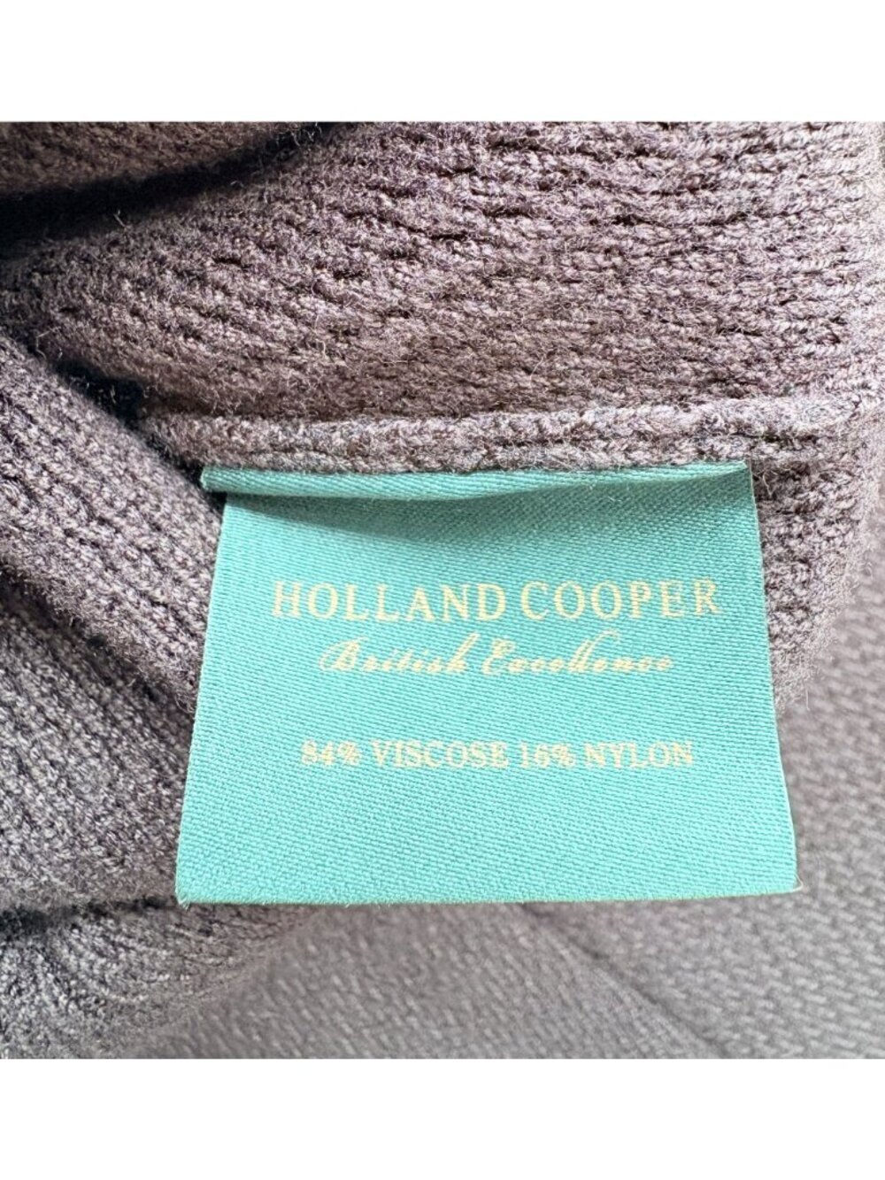 Holland Cooper Kensington Sleeveless Knit Dress Black Gold Hardware L - Picture 7 of 7